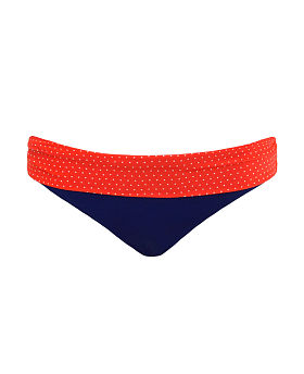 Plain Sailing Mini Fold Over Brief Ink/Flame Spot