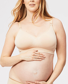 Popping Candy Maternity & Nursing Bralette Beige Popping Candy Maternity & Nursing Bralette Beige