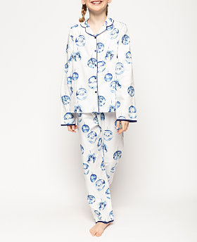 Mini Riley Girls Bauble Print Pyjama Set