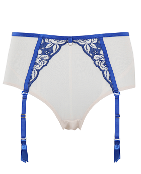 Rosa Suspender Brief Cobalt/Latte