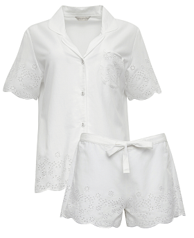 Saskia Embroidered Shorty Set