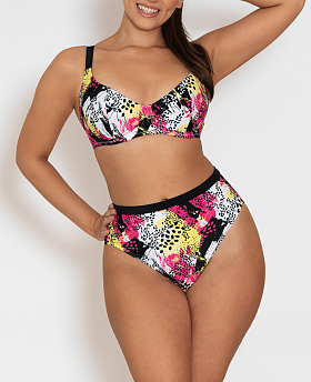 Sea Leopard Balcony Bikini Top