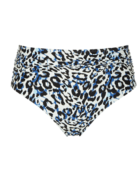 Serengeti Midi Gather Pant Blue Animal