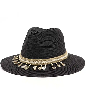 Shelly Beach Hat Black