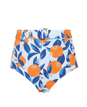 Sicily High Waist Brief Sicily Print
