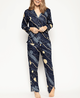 Skye Celestial Print Pyjama Set