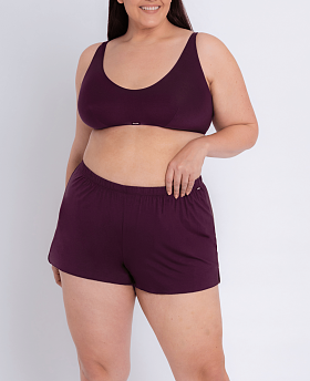 Softease Crop Top Fig
