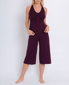 Softease Cropped Pyjama Bottom Fig