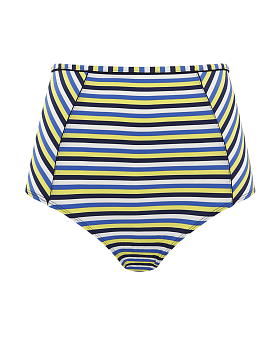 Summer High Waist Pant Blue/Yellow