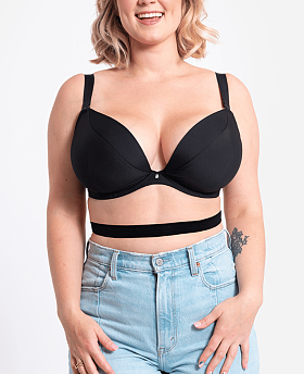 SuperPlunge Multiway Padded Plunge Bra Black SuperPlunge Multiway Padded Plunge Bra Black