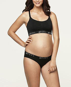 Cotton Candy Seamless Nursing Bra Black Cotton Candy Seamless Nursing Bra Black