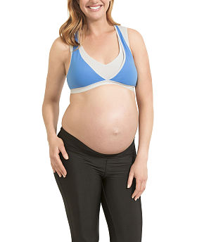 Lotus Comfort Yoga & Pumping Bra Blue Lotus Comfort Yoga & Pumping Bra Blue