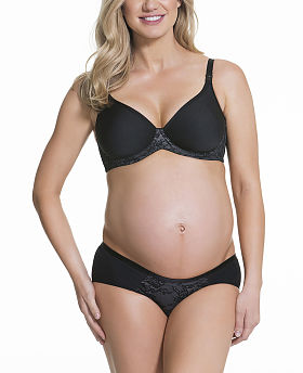 Waffles Flexible Wire Nursing Bra Black Waffles Flexible Wire Nursing Bra Black