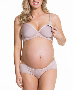 Waffles Flexible Wire Nursing Bra Oyster Pink Waffles Flexible Wire Nursing Bra Oyster Pink