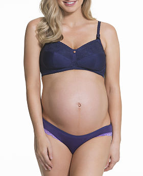 Tea Non Wired Nursing Bra Navy Tea Non Wired Nursing Bra Navy