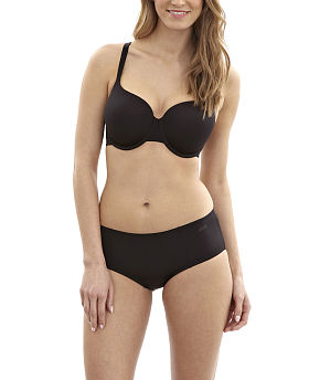Porcelain Elan Moulded T-Shirt Bra Black Porcelain Elan Moulded T-Shirt Bra Black