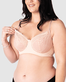 Temptation Flexi Wired Full Cup Nursing Bra Powder Temptation Flexi Wired Full Cup Nursing Bra Powder