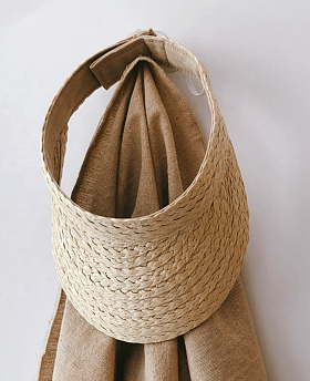 Tilly Roll Up Sun Visor Beige