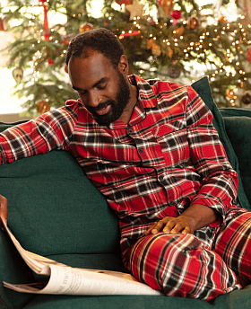 Windsor Man Check Print Pyjama Set