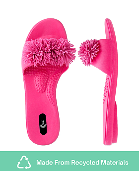 Zoey Slide Sandals Popsicle Pink